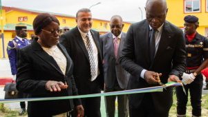 Gabon&nbsp;: le Président Oligui Nguema inaugure la cité rénovée des sapeurs-pompiers de Nomba
